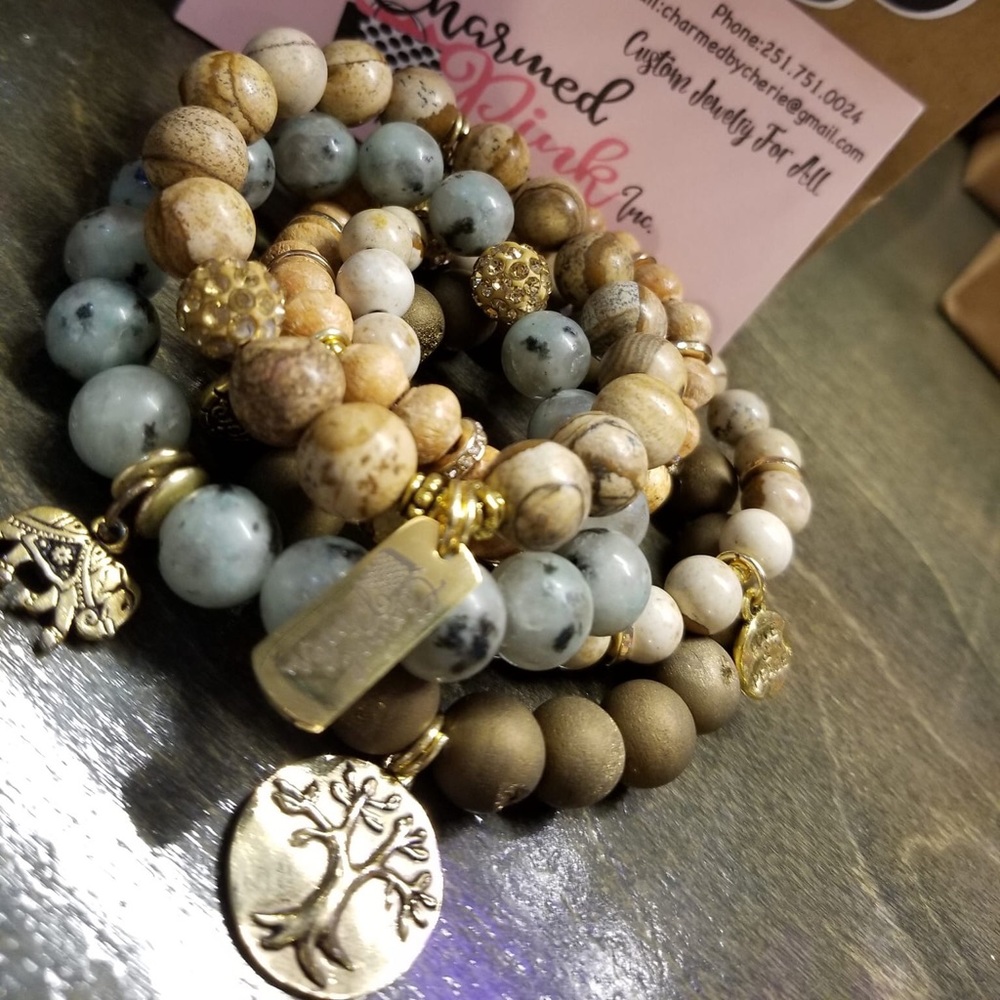 Stone Beaded Bracelets